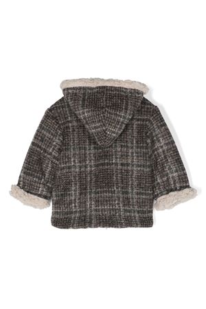 cappotto in poliestere grigio DOUUOD KIDS | DT2510U0113930BG